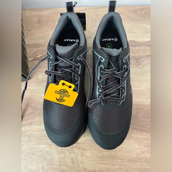 SOLD 💕 Ariat Men's Outpace Black Composite Toe Sneakers 10040283 - Picture 8 of 16